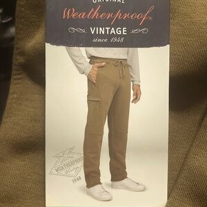 NWT Weatherproof Fleece Cargo Sweatpants Relaxed Fit size XL
